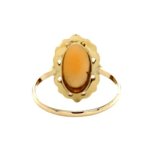 New Gouden ring met camee 14 krt Ringen Met Edelsteen