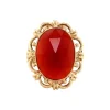 Fashion Gouden ring met carneool 14 krt Ringen Met Edelsteen