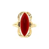 Clearance Gouden ring met carneool 14 krt Ringen Met Edelsteen