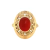 Best Gouden ring met carneool 14 krt Ringen Met Edelsteen