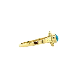 Online Gouden ring met chalcedoon 14 krt Ringen Met Edelsteen