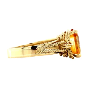 New Gouden ring met citrien 14 krt Ringen Met Edelsteen