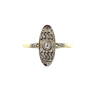 Best Gouden ring met diamant 14 krt Diamanten Ringen