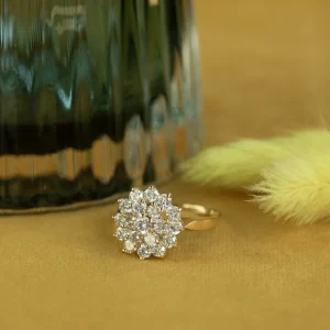 Hot Gouden ring met diamant 18 krt Diamanten Ringen