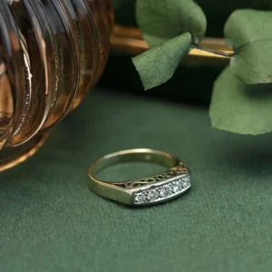 Hot Gouden ring met diamant 14 krt Diamanten Ringen