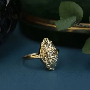 Discount Gouden ring met diamant 14 krt Diamanten Ringen
