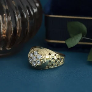 Hot Gouden ring met diamant 14 krt Diamanten Ringen