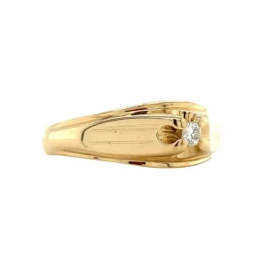 Clearance Gouden ring met diamant 18 krt Diamanten Ringen