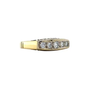 Hot Gouden ring met diamant 14 krt Diamanten Ringen