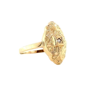 Discount Gouden ring met diamant 14 krt Diamanten Ringen