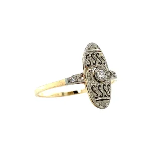 Best Gouden ring met diamant 14 krt Diamanten Ringen