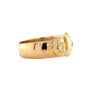 Sale Gouden ring met diamant 18 krt Diamanten Ringen