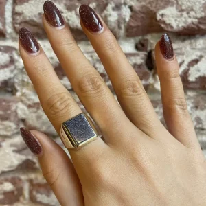 Fashion Gouden ring met goudsteen 14 krt Ringen Met Edelsteen