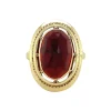Discount Gouden ring met granaat 14 krt Ringen Met Edelsteen