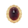 Clearance Gouden ring met granaat 14 krt Ringen Met Edelsteen