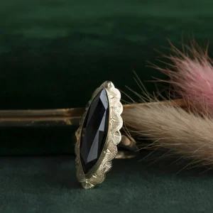 Hot Gouden ring met granaat 14 krt Ringen Met Edelsteen