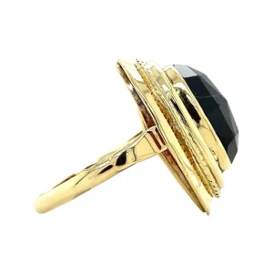 Discount Gouden ring met granaat 14 krt Ringen Met Edelsteen