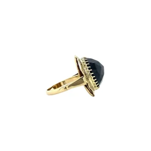 Online Gouden ring met granaat 14 krt Ringen Met Edelsteen
