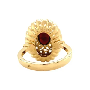Best Gouden ring met granaat 18 krt Entourage Ring | Ringen Met Edelsteen
