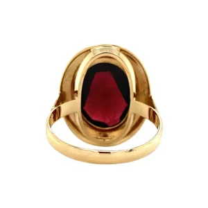 Fashion Gouden ring met granaat 14 krt Ringen Met Edelsteen