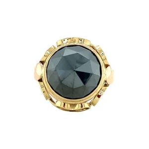 New Gouden ring met hematiet 14 krt Ringen Met Edelsteen
