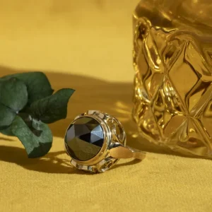 New Gouden ring met hematiet 14 krt Ringen Met Edelsteen