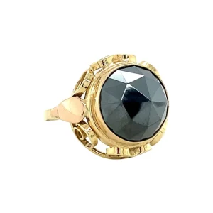New Gouden ring met hematiet 14 krt Ringen Met Edelsteen