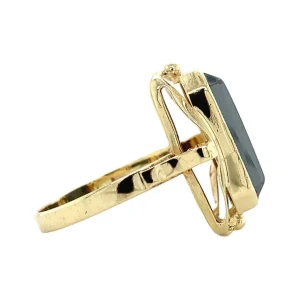 New Gouden ring met hematiet 14 krt Ringen Met Edelsteen