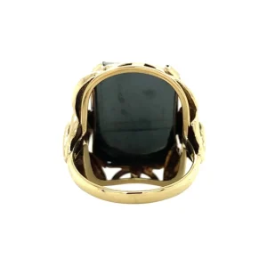 Clearance Gouden ring met hematiet 14 krt Ringen Met Edelsteen