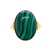 Best Gouden ring met malachiet 14 krt Ringen Met Edelsteen
