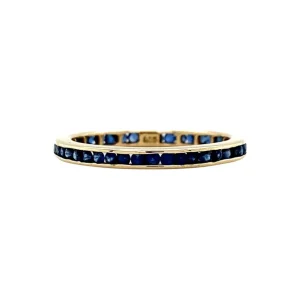 Online Gouden ring met natuurlijke saffier 14 krt Ringen Met Edelsteen