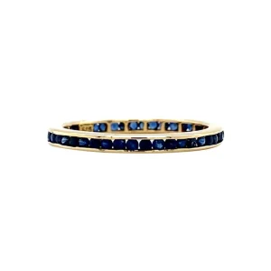 Online Gouden ring met natuurlijke saffier 14 krt Ringen Met Edelsteen