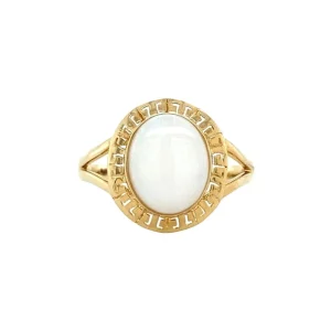 Best Gouden ring met opaal 14 krt Ringen Met Edelsteen