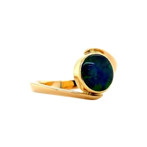 Discount Gouden ring met opaal triplet 18 krt Ringen Met Edelsteen