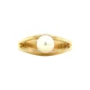 Discount Gouden ring met parel 14 krt Ringen Met Edelsteen