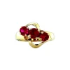 Discount Gouden ring met robijn 14 krt Ringen Met Edelsteen