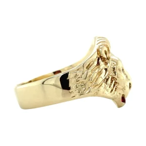Sale Gouden ring met robijn 14 krt Ringen Met Edelsteen