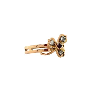 Best Gouden ring met robijn en diamant 14 krt Diamanten Ringen | Ringen Met Edelsteen