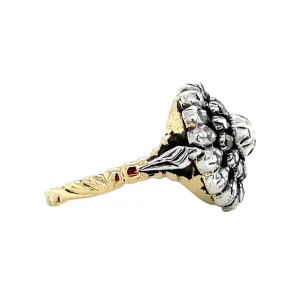 Best Gouden ring met roosdiamant 14 krt/925 Diamanten Ringen
