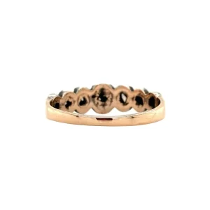 New Gouden ring met roosdiamant 14 krt/925 Diamanten Ringen