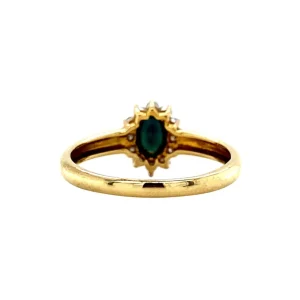 Fashion Gouden ring met saffier en diamant 18 krt Ringen Met Edelsteen