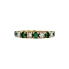 New Gouden ring met smaragd en diamant 14 krt Diamanten Ringen | Ringen Met Edelsteen