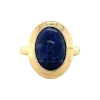 Discount Gouden ring met sodaliet 14 krt Ringen Met Edelsteen