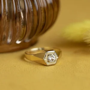Hot Gouden ring met spinel 14 krt Ringen Met Edelsteen