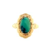 New Gouden ring met turkoois 14 krt Ringen Met Edelsteen