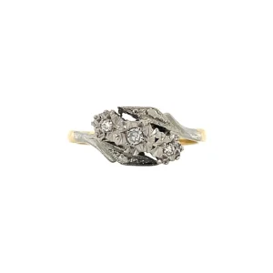 Hot Gouden slagring met diamant 18 krt Diamanten Ringen