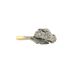 Hot Gouden slagring met diamant 18 krt Diamanten Ringen
