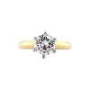 Discount Gouden solitair ring met diamant 14 krt Diamanten Ringen