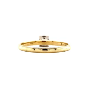 Best Gouden solitair ring met diamant 14 krt Diamanten Ringen