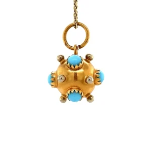 Outlet Gouden Sputnik hanger met kleursteen 18 krt Gouden Hanger Met Edelsteen
